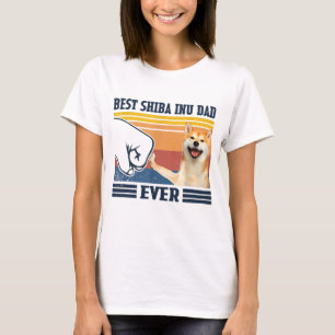 Best Shiba Inu Pap Ever Vaderdag Kerstmis T-shirt