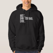 Best Shih Tzu Dad Ever Pet Dog Hoodie (Voorkant)
