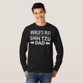 Best Shih Tzu Dad T-shirt (Voorkant volledig)