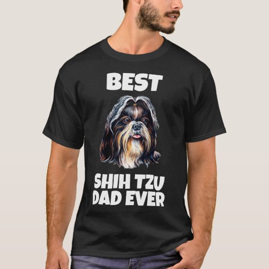 Best Shih Tzu Pap Ever T-shirt (Voorkant)