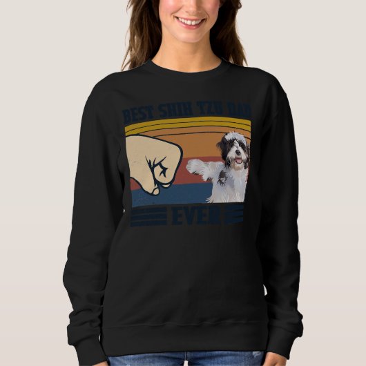 Best Shih Tzu Pap Ever Trui (Voorkant)