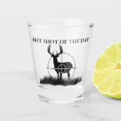 Best Shot of the Day Funny Hunting Shot Glas (Voorkant)