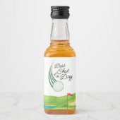 Best Shot of the Day Golf Favor Likeurfles Etiket (Voorkant)