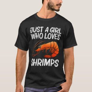 Best Shrimp Design for Girls Mam Prawn Animal Seaf T-shirt