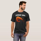 Best Shrimp For Men Boys Prawn Animal Seafood T-shirt (Voorkant volledig)