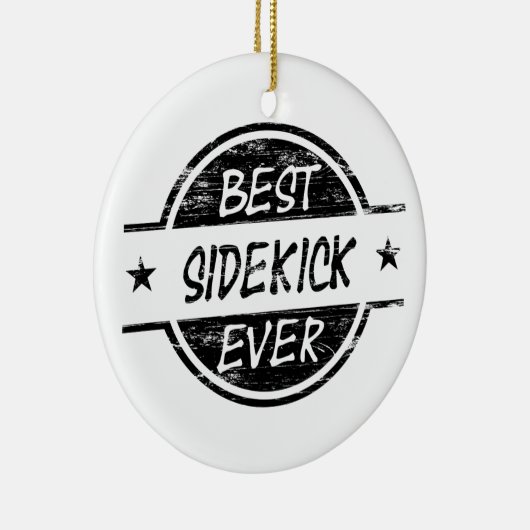 Best Sidetrap Ever Black Keramisch Ornament (Rechts)