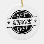 Best Sidetrap Ever Black Keramisch Ornament (Voorkant)