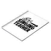 Best Singing Teacher Notitieboek (Linkerzijde)