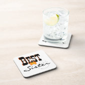 Best Sister Butterfly Gifts Bier Onderzetter (Rechterzijde)