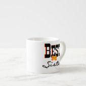 Best Sister Butterfly Gifts Espresso Kop (Voorkant rechts)