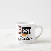 Best Sister Butterfly Gifts Espresso Kop (Rechts)