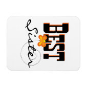 Best Sister Butterfly Gifts Magneet (Horizontaal)