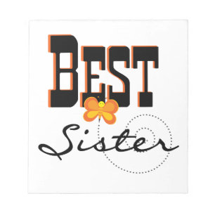 Best Sister Butterfly Gifts Notitieblok