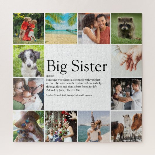 Best Sister Definition 12 World Photo Fun Legpuzzel (Verticaal)