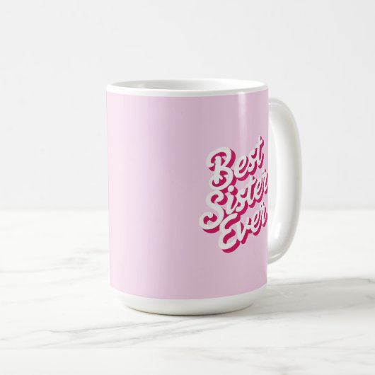Best Sister Ever Koffiemok (Voorkant rechts)