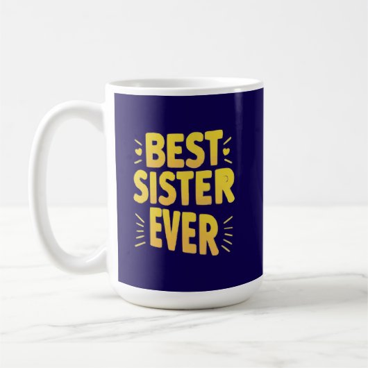 Best Sister Ever  Koffiemok (Links)