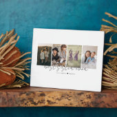 Best Sister Ever Modern Script 4 Photos Collage Fotoplaat (Zijkant)