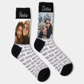 Best SISTER ever Photo Template Sokken (Rechts)