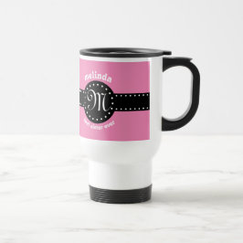 Best SISTER Ever Polka Dots Monogram PINK A05B1 Reisbeker