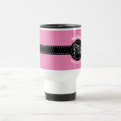 Best SISTER Ever Polka Dots Monogram PINK A05B1 Reisbeker (Center)