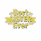 Best Sister Ever Sticker (Voorkant)