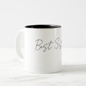 Best Sister – Friendship Mug Tweekleurige Koffiemok (Voorkant links)