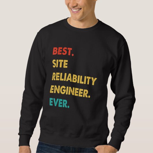Best Site Relability Engineer ooit Trui (Voorkant)