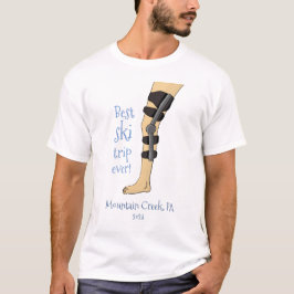 Best Ski Trip Ever Funny knie brace T-shirt