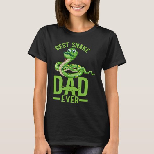 Best Snake Dad Ever Snake Owner Snake  Snakes T-shirt (Voorkant)