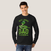 Best Snake Dad Ever Snake Owner Snake  Snakes T-shirt (Voorkant volledig)