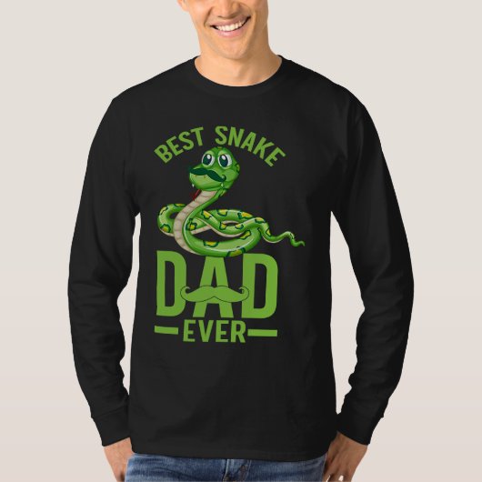 Best Snake Dad Ever Snake Owner Snake  Snakes T-shirt (Voorkant)