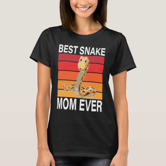 Best Snake Mom Ever I Snake T-shirt (Voorkant)
