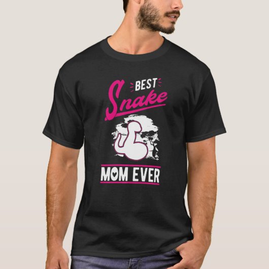 Best Snake Mom Ever Snake Girl   T-shirt (Voorkant)