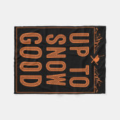 Best Snowboard Skiing Ride Cute Skiers Mannen Wo Fleece Deken (Voorkant (Horizontaal))