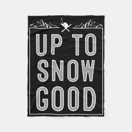 Best Snowboard Skiing Ride Cute Skiers Mannen Wo Fleece Deken (Voorkant)