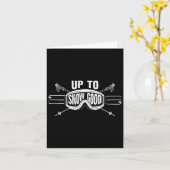 Best Snowboard Skiing Ride Cute Skiers Mannen Wo Kaart (Gele Bloem)