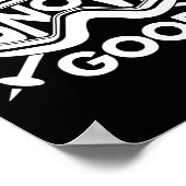 Best Snowboard Skiing Ride Cute Skiers Mannen Wo Poster (Hoek)