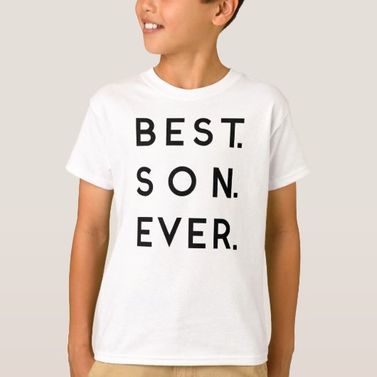 Best Son Ever Best Mam Ever Moederdag Matching T-shirt (Voorkant)