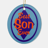 Best Son Ever Personalized Photo Ornament (Links)