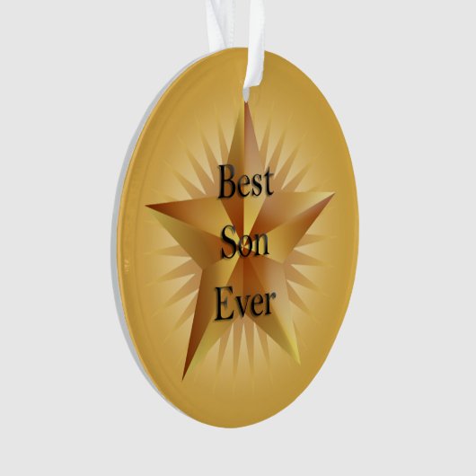 Best Son Ever Star Ornament (voorkant)