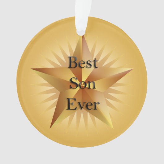 Best Son Ever Star Ornament (voorkant)