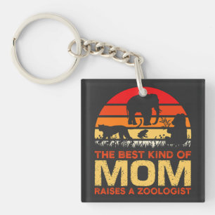 Best Soort Mam Raises a Zoologist, Zoologist Mam Sleutelhanger