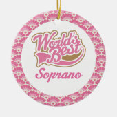 Best Soprano Gift Ornament ter wereld (Voorkant)