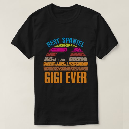 Best Spaniel GIGI OOIT T-shirt (Design voorkant)