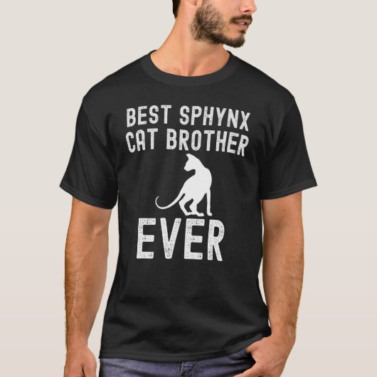 Best Sphynx cat brother Ever Father Day T-shirt (Voorkant)