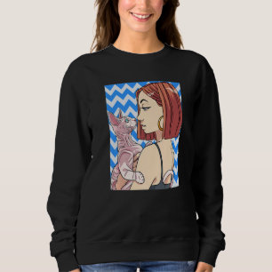 Best Sphynx Cat Mat Cute Pet Kitten Cat Lady Trui