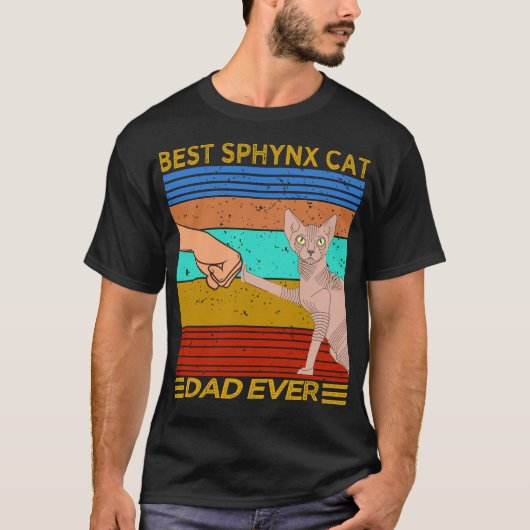 Best Sphynx Cat Pap ooit T-shirt (Voorkant)