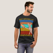 Best Sphynx Cat Pap ooit T-shirt (Voorkant volledig)