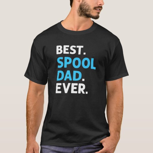 Best Spool Dad over Pool Cleaner Pool Guy T-shirt (Voorkant)
