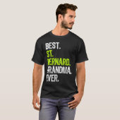 Best St Bernard Grandma Ever Dog T-shirt (Voorkant volledig)